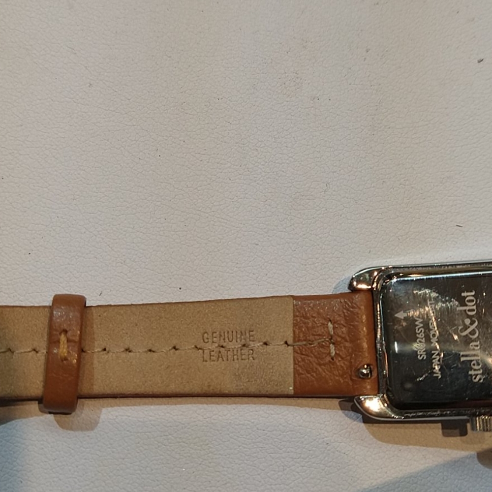 NWOT Stella & Dot leather wrap around watch - Picture 8 of 9